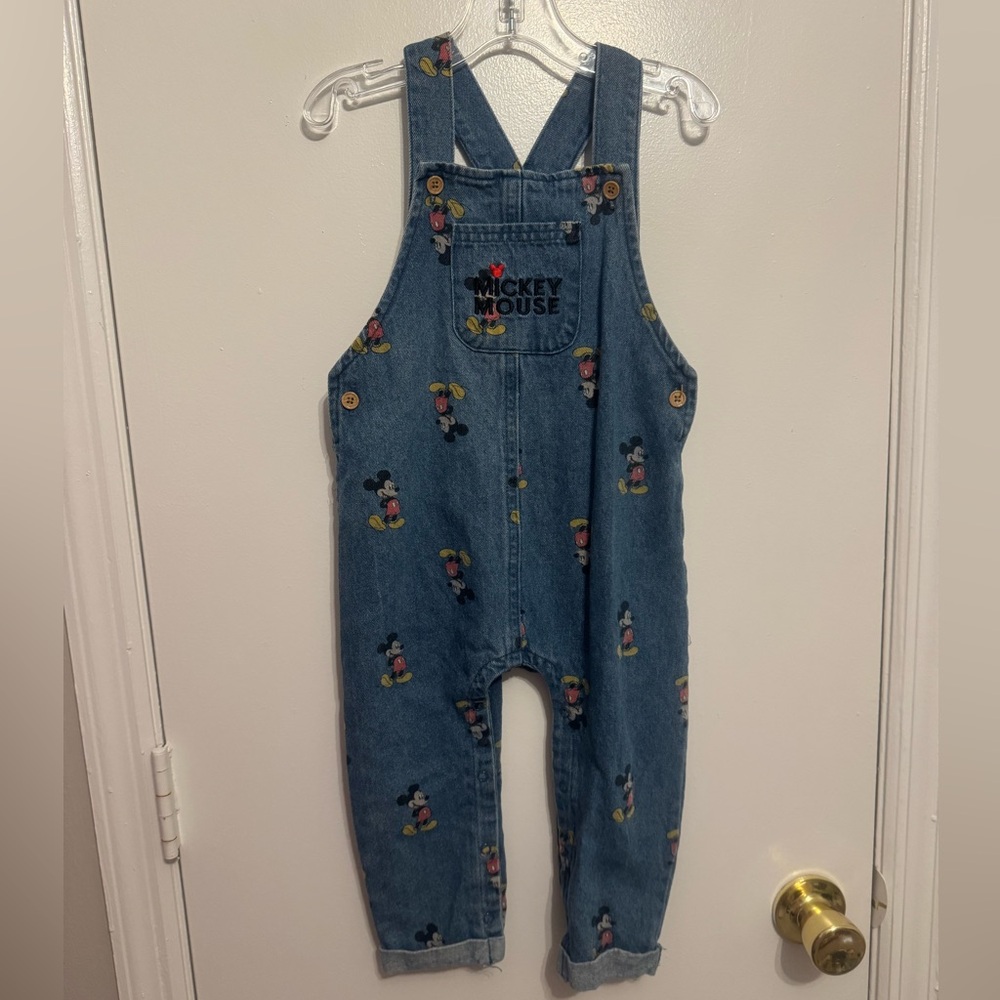 Disney Baby Mickey Mouse Overalls Size 24 M
